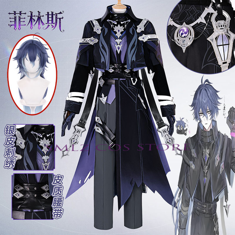 Men Accessories For Suit - Flins Cosplay Game Genshin Impact Kyryll