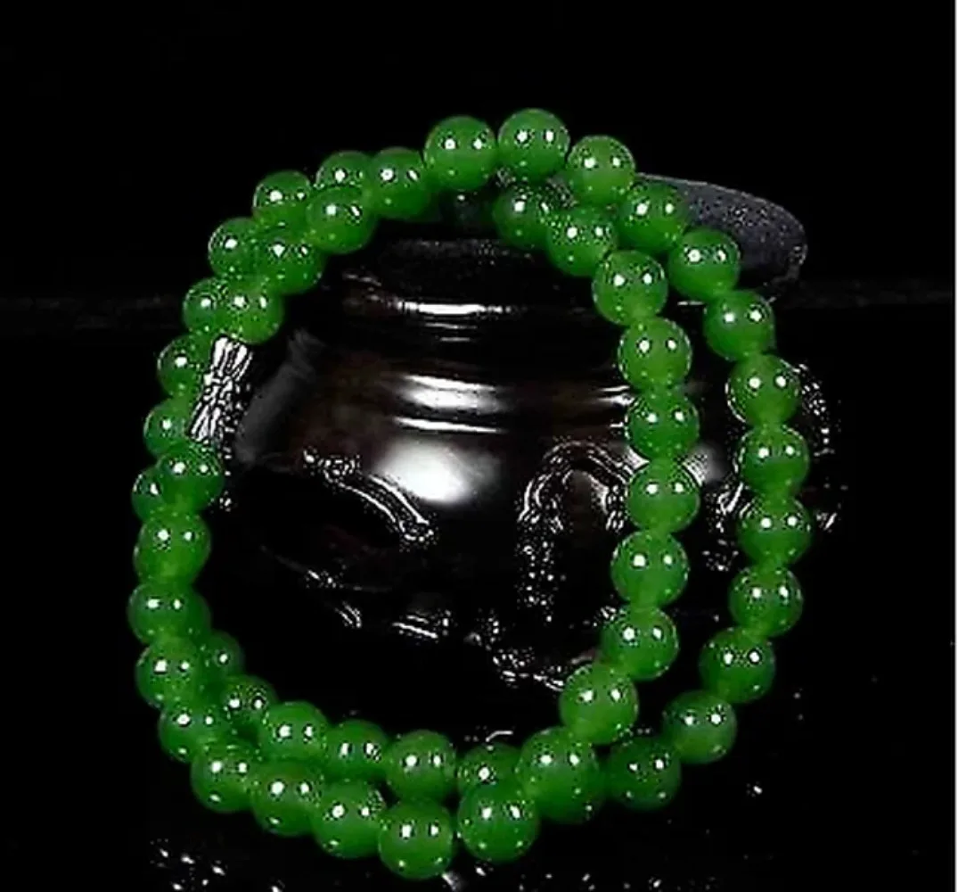 Men Accessories Jewelry - Alami Asli Hijau Manik-manik Kalung Bahasa