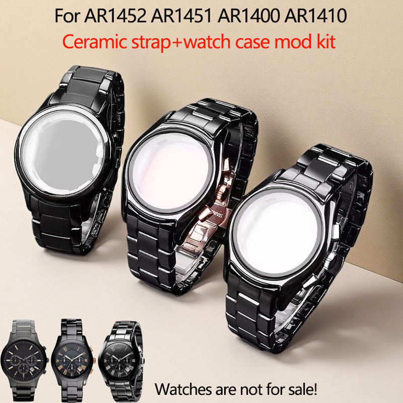 Men'S Accessories Armani - Tali Keramik 22Mm/24Mm untuk Jam Tangan