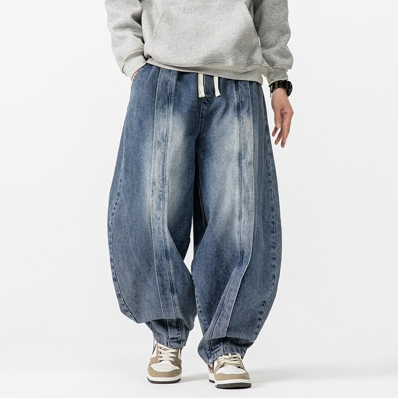Men'S Accessories For Jeans - Celana Harem Vintage pria, bawahan Denim