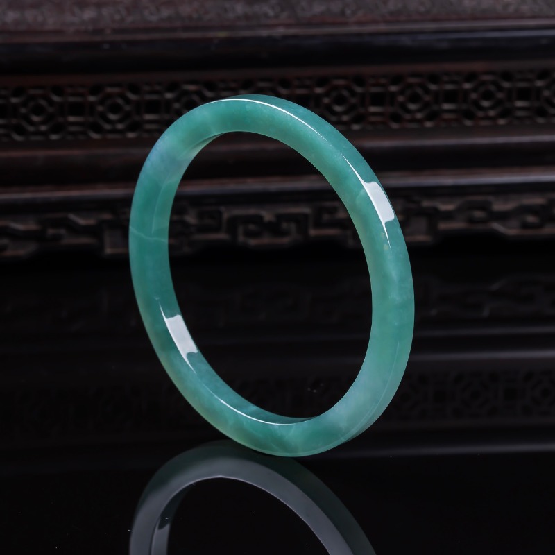 Men Accessories Jewelry - Gelang Giok Zamrud Burma Alami 48-62mm