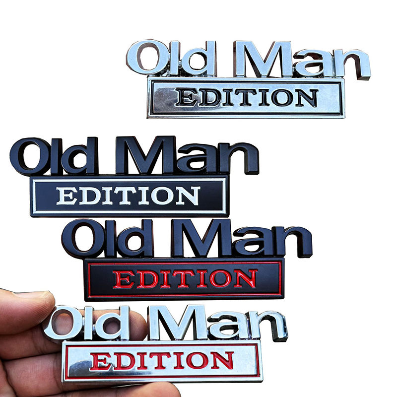 【F】Stiker Logam Krom 3D untuk  - Men Accessories Logo ulasan dan harga
