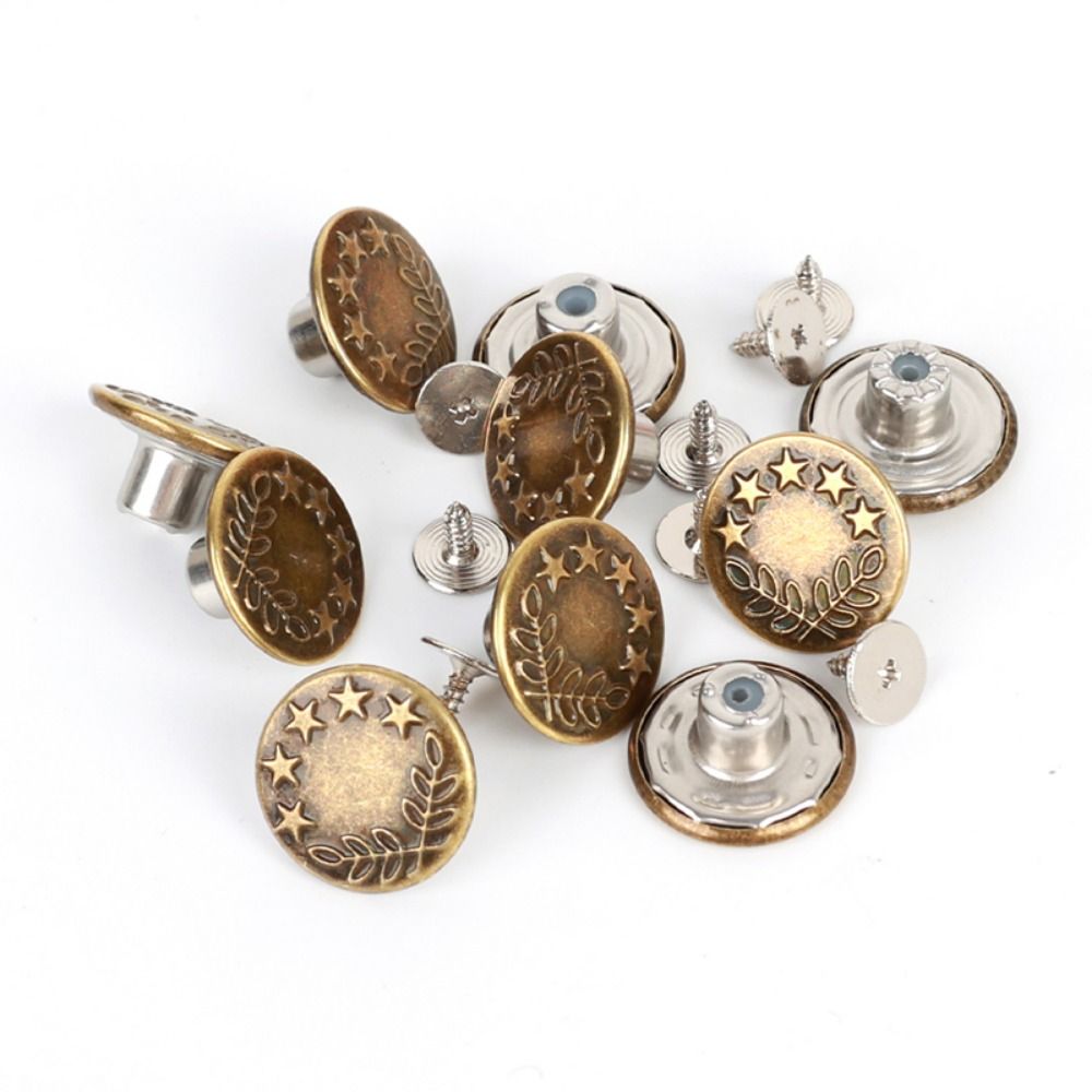 10 buah/pak 17mm bebas kuku pe - Men'S Accessories For Jeans ulasan dan harga