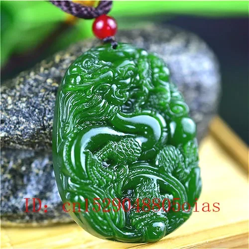 Alam Hijau Cina Naga Giok Lion - Men Accessories Jewelry ulasan dan harga