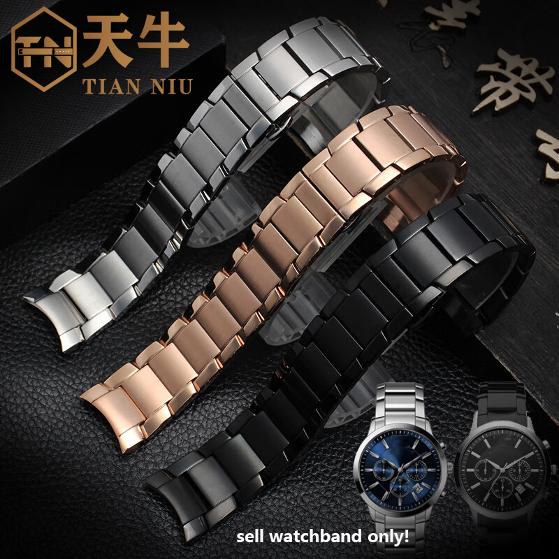 Gelang 22Mm untuk Armani AR244 - Men'S Accessories Armani ulasan dan harga