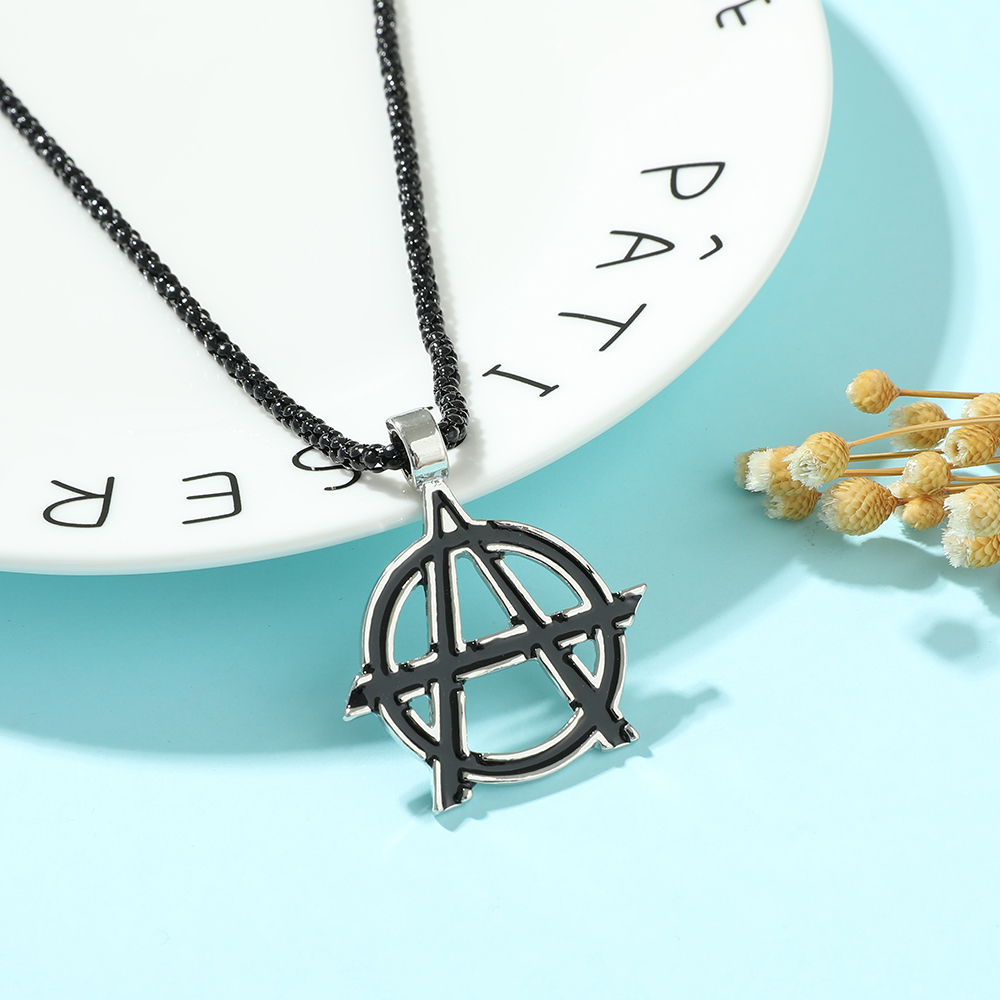 Kalung Logo Huruf A Simbol Fil - Men Accessories Logo ulasan dan harga