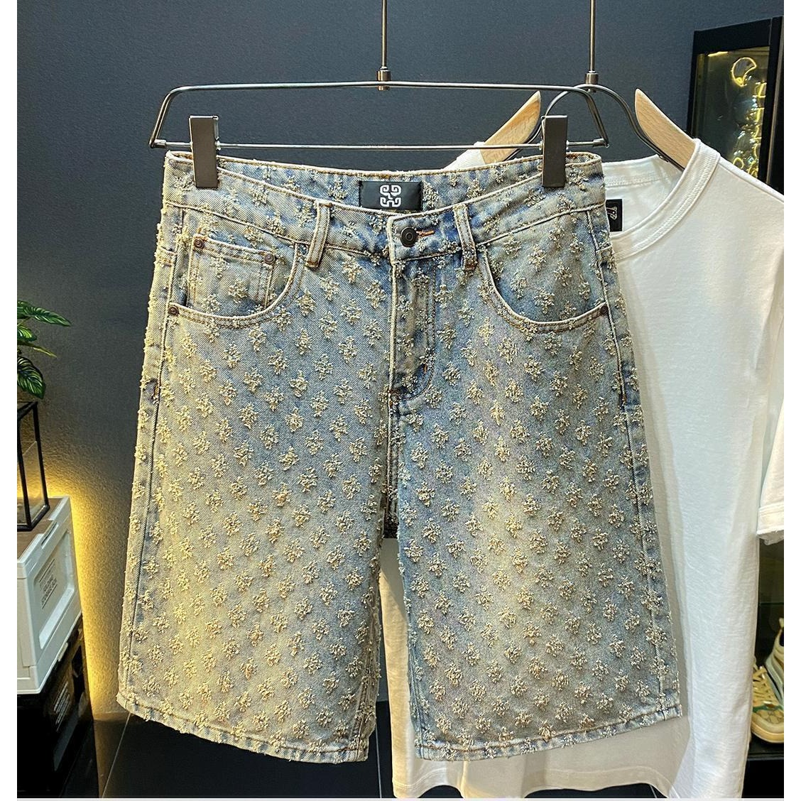 Celana Pendek Denim High Stree - Men'S Accessories For Jeans ulasan dan harga