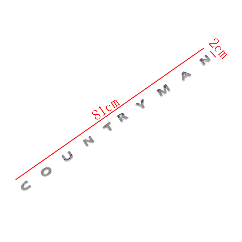 Logo Countryman 3D ABS Chrome  - Men Accessories Logo ulasan dan harga