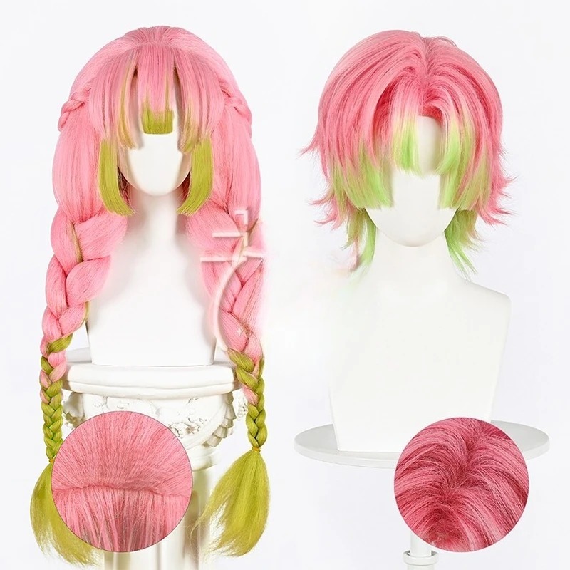 Wig Cosplay Kanroji Mitsuri Ra - Men Accessories For Suit ulasan dan harga