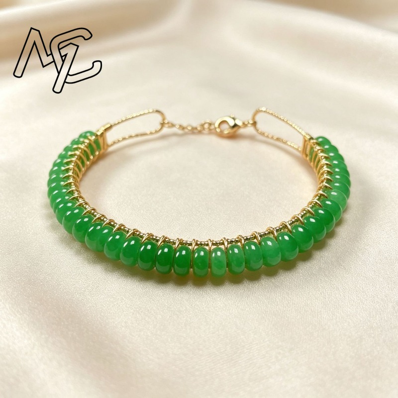 Gelang Manik-Manik Batu Giok B - Men Accessories Jewelry ulasan dan harga
