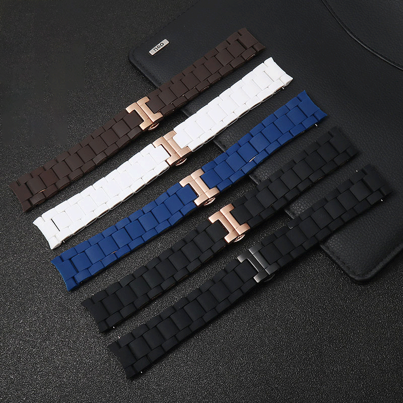 Gelang Jam Baja Berlapis Karet - Men'S Accessories Armani ulasan dan harga