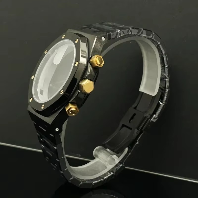 Jam Tangan Hitam Rose Gold 41M - Men Accessories Logo ulasan dan harga