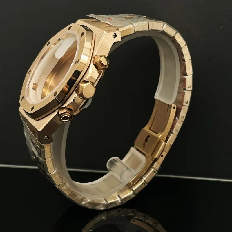 Jam Tangan Hitam Rose Gold 41M - Men Accessories Logo ulasan dan harga