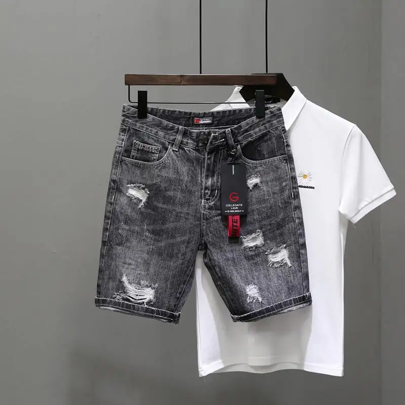Celana Jeans pendek pria sobek - Men'S Accessories For Jeans ulasan dan harga